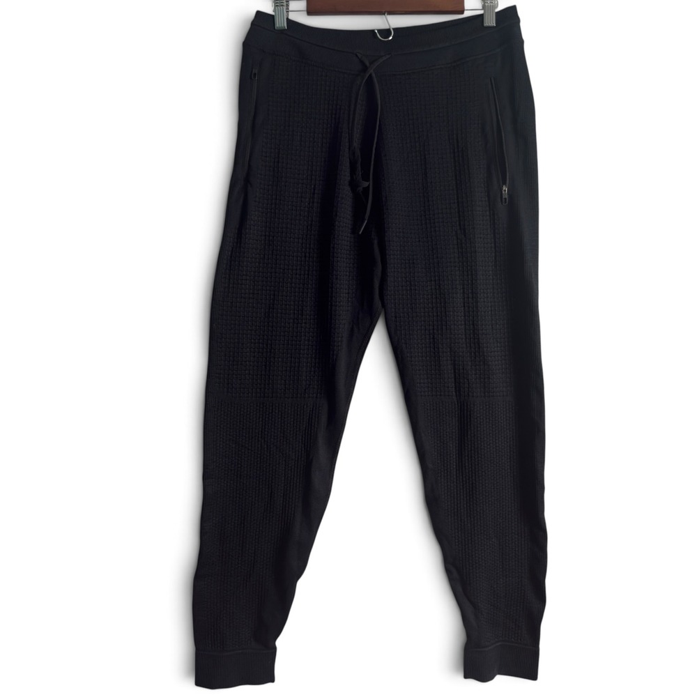 Lululemon Engineered Warmth Jogger Black Mens Large Merino Wool Thermal Knit